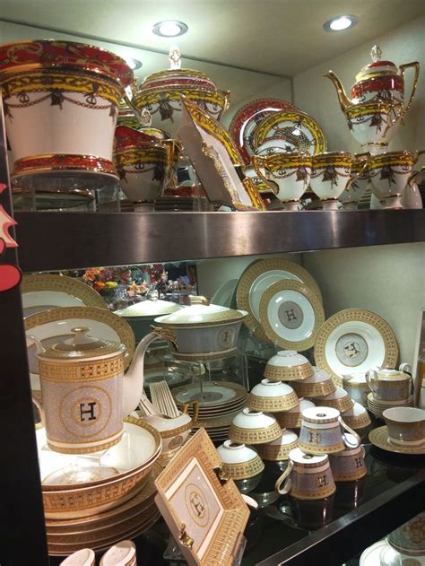 hermes plates set price|hermes dinner set price.